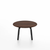 Emeco Parrish Low Table - Round Top Coffee Tables Emeco Table Top 24" Black Powder Coated Aluminum Walnut Wood