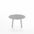 Emeco Parrish Low Table - Round Top Coffee Tables Emeco Table Top 24" Clear Anodized Aluminum Brushed Aluminum