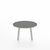 Emeco Parrish Low Table - Round Top Coffee Tables Emeco Table Top 24" Clear Anodized Aluminum Gray Laminate Plywood