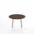 Emeco Parrish Low Table - Round Top Coffee Tables Emeco Table Top 24" Clear Anodized Aluminum Walnut Wood