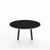 Emeco Parrish Low Table - Round Top Coffee Tables Emeco Table Top 30" Black Powder Coated Aluminum Black Laminate Plywood