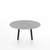 Emeco Parrish Low Table - Round Top Coffee Tables Emeco Table Top 30" Black Powder Coated Aluminum Brushed Aluminum