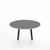 Emeco Parrish Low Table - Round Top Coffee Tables Emeco Table Top 30" Black Powder Coated Aluminum Gray Laminate Plywood