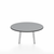 Emeco Parrish Low Table - Round Top Coffee Tables Emeco Table Top 30" Clear Anodized Aluminum Gray HPL