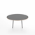 Emeco Parrish Low Table - Round Top Coffee Tables Emeco Table Top 30" Clear Anodized Aluminum Gray Laminate Plywood