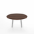 Emeco Parrish Low Table - Round Top Coffee Tables Emeco Table Top 30" Clear Anodized Aluminum Walnut Wood