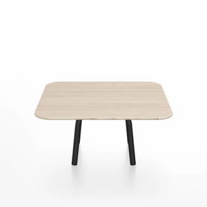 Emeco Parrish Low Table - Square Top Coffee Tables Emeco Table Top 30" Black Powder Coated Aluminum Ash Wood