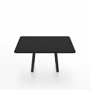 Emeco Parrish Low Table - Square Top Coffee Tables Emeco Table Top 30" Black Powder Coated Aluminum Black HPL
