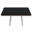 Emeco Parrish Low Table - Square Top Coffee Tables Emeco Table Top 30" Clear Anodized Aluminum Black Laminate Plywood