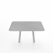 Emeco Parrish Low Table - Square Top Coffee Tables Emeco Table Top 30" Clear Anodized Aluminum Brushed Aluminum