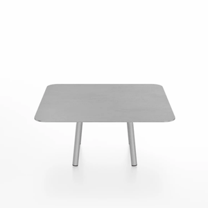 Emeco Parrish Low Table - Square Top Coffee Tables Emeco Table Top 30" Clear Anodized Aluminum Brushed Aluminum