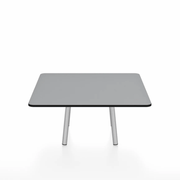 Emeco Parrish Low Table - Square Top Coffee Tables Emeco Table Top 30" Clear Anodized Aluminum Gray HPL