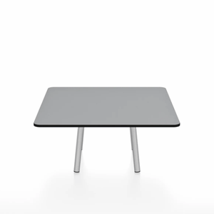 Emeco Parrish Low Table - Square Top Coffee Tables Emeco Table Top 30" Clear Anodized Aluminum Gray HPL