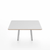 Emeco Parrish Low Table - Square Top Coffee Tables Emeco Table Top 30" Clear Anodized Aluminum White Laminate Plywood