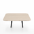 Emeco Parrish Low Table - Square Top Coffee Tables Emeco Table Top 36" Black Powder Coated Aluminum Ash Wood