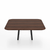 Emeco Parrish Low Table - Square Top Coffee Tables Emeco Table Top 36" Black Powder Coated Aluminum Walnut Wood