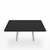 Emeco Parrish Low Table - Square Top Coffee Tables Emeco Table Top 36" Clear Anodized Aluminum Black HPL