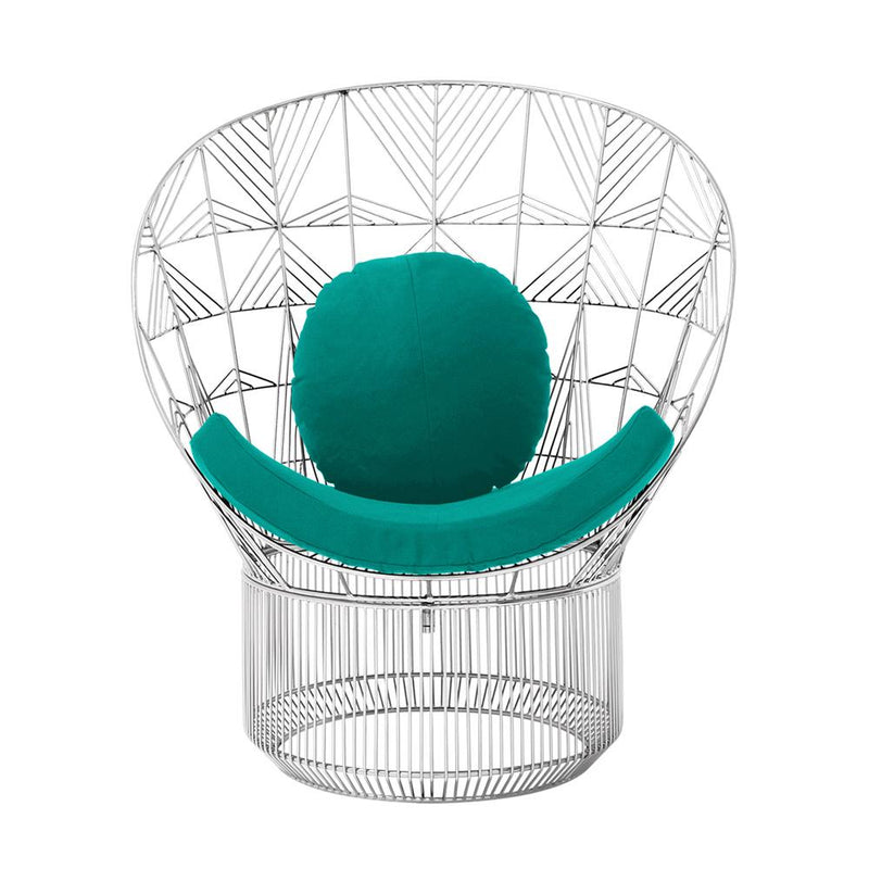 Peacock Pad & Round Throw Pillow Accessories Bend Goods Teal 
