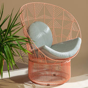Peacock Pad & Round Throw Pillow Accessories Bend Goods 