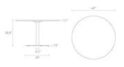 Easy 48" Dining Table Tables BluDot 