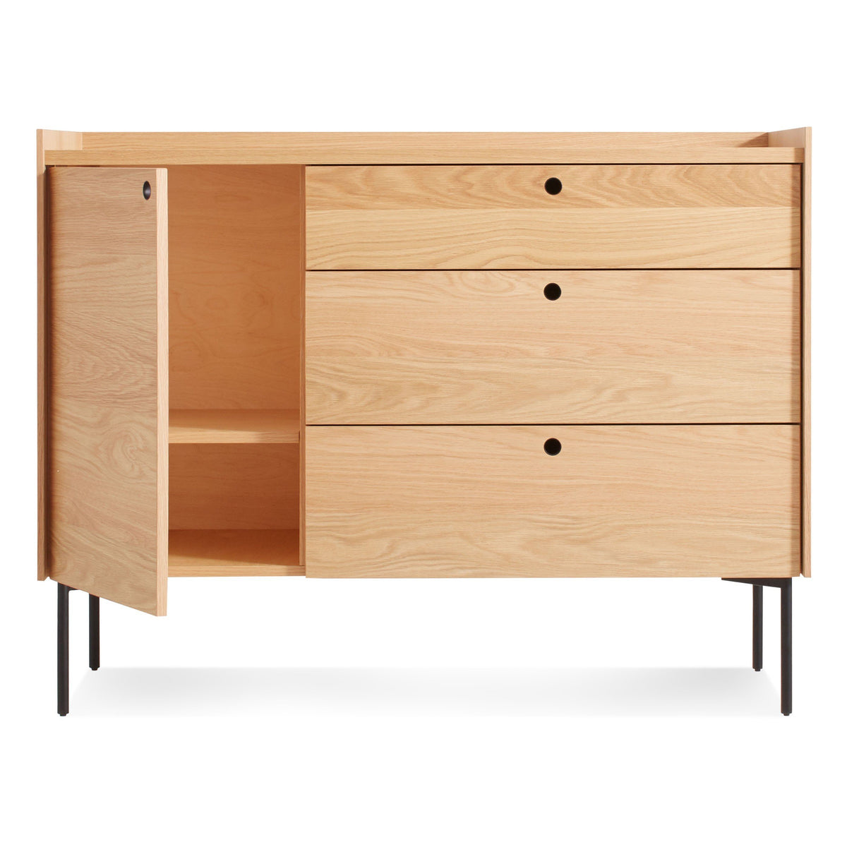 Peek 1 Door 3 Drawer Credenza storage BluDot 