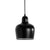 Golden Bell Savoy - A330S - Brass hanging lamps Artek Black Steel Shade/Inside White Coated/Black Plastic Cable 