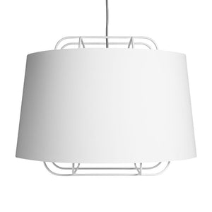 Perimeter Large Pendant Light suspension lamps BluDot White / White 