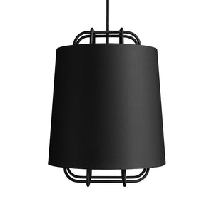 Perimeter Small Pendant Light suspension lamps BluDot Black / Black 
