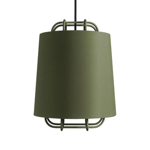 Perimeter Small Pendant Light suspension lamps BluDot Olive / Olive 