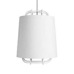 Perimeter Small Pendant Light suspension lamps BluDot White / White 