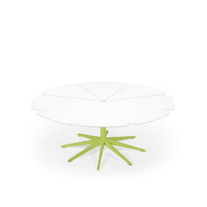 Richard Schultz Petal Coffee Table Coffee Tables Knoll White Petals Lime Green 