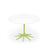 Petal Dining Table Outdoors Knoll White Petals Lime Green 