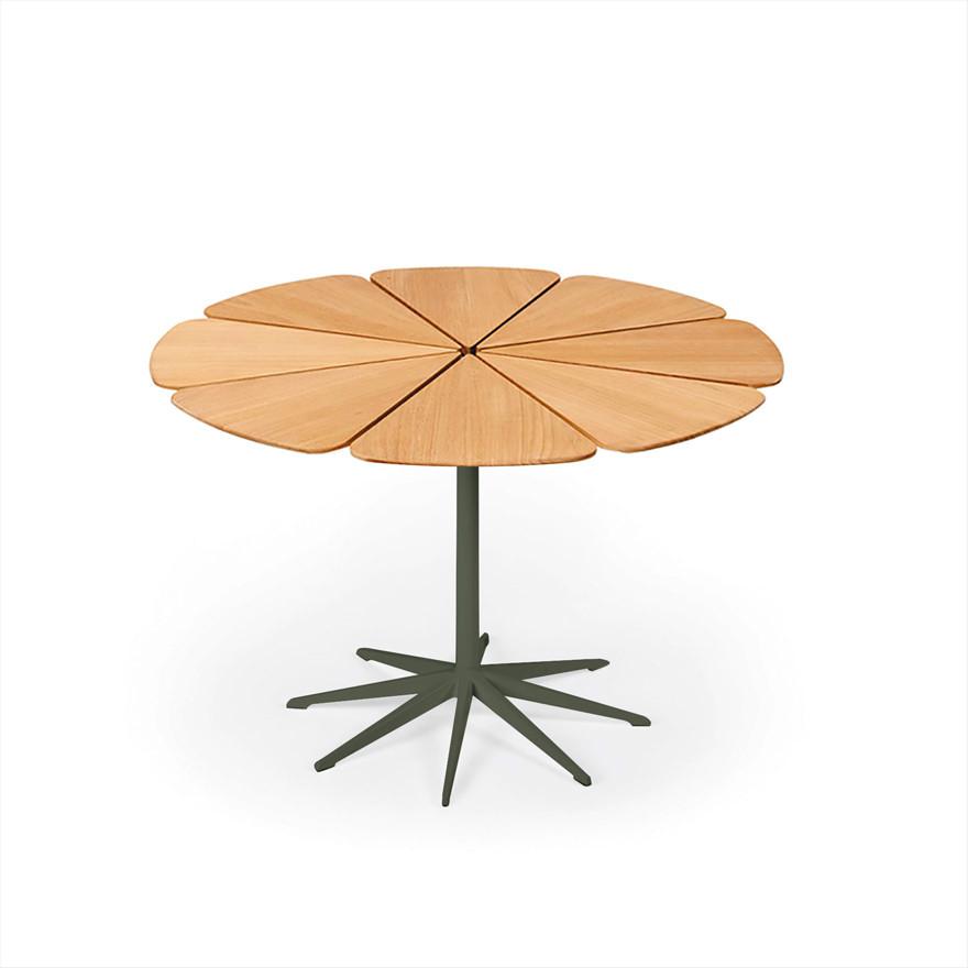 Petal Dining Table Outdoors Knoll Teak Petals +$81.00 Green 