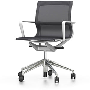Physix task chair Vitra polished aluminum carbon casters hard - unbraked for carpet