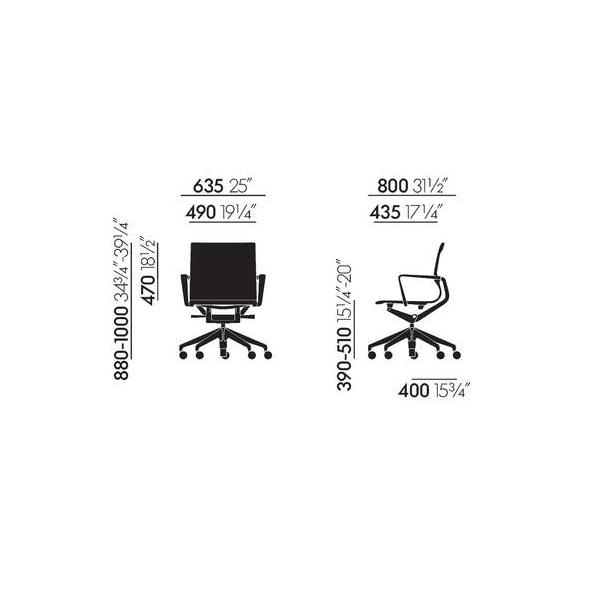 Physix task chair Vitra 