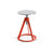 Piton Adjustable-Height Stool Stools Knoll Polished Aluminum Red Coral 