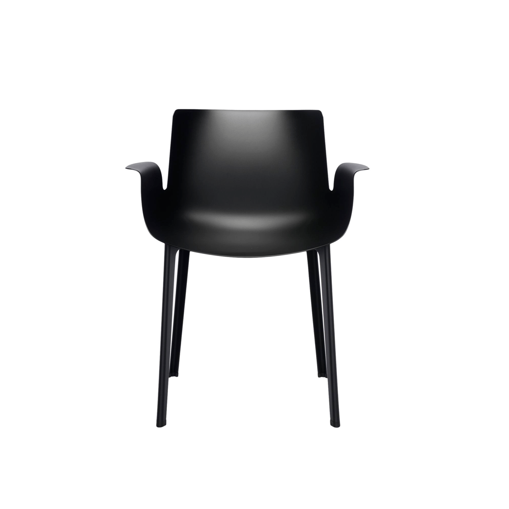 Piuma Chair Side/Dining Kartell Black 