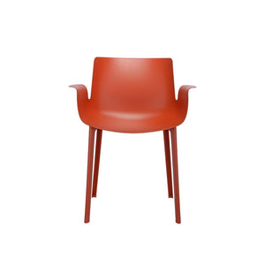 Piuma Chair Side/Dining Kartell Rust Orange 