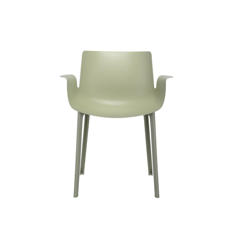 Piuma Chair Side/Dining Kartell Sage Green 