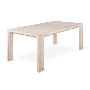 Plank Dining Table Dining Tables Gus Modern White Wash Ash 