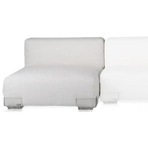Plastics Duo Armless Chair Chairs Kartell Small - 34 in D White 