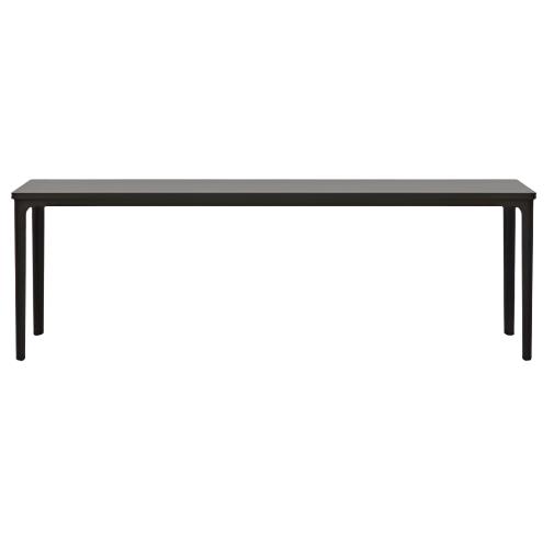 Plate Rectangular Table Coffee Tables Vitra 44.5&quot;L x 16.25&quot; W - MDF Chocolate Top - Chocolate Base 