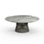 Platner 42" Coffee Table Coffee Tables Knoll Metallic Bronze Grey marble, Satin finish 