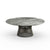 Platner 42" Coffee Table Coffee Tables Knoll Metallic Bronze Grey marble, Shiny finish 