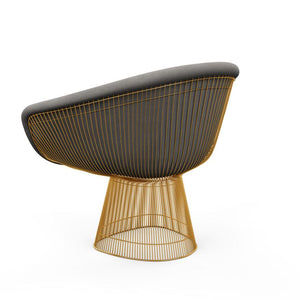 Platner Lounge Chair - Gold lounge chair Knoll 