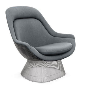 Platner Easy Chair and Ottoman lounge chair Knoll hourglass - iron 