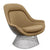 Platner Easy Chair and Ottoman lounge chair Knoll hourglass - latte 