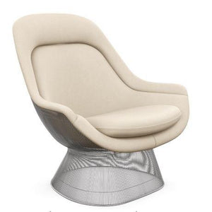 Platner Easy Chair and Ottoman lounge chair Knoll hourglass - sandbar 