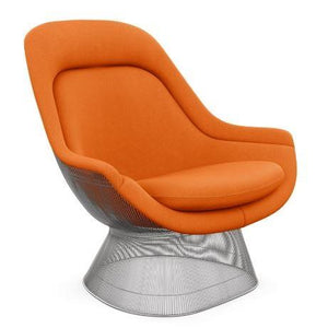 Platner Easy Chair and Ottoman lounge chair Knoll hourglass - sunshine 