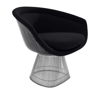 Platner Lounge Chair lounge chair Knoll Nickel Onyx Classic Boucle +$164.00 